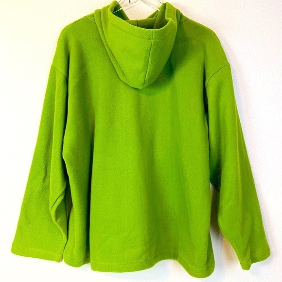 Disney Winnie The Pooh Apple Green Fleece Hoodie Size M - Picture 2 of 7